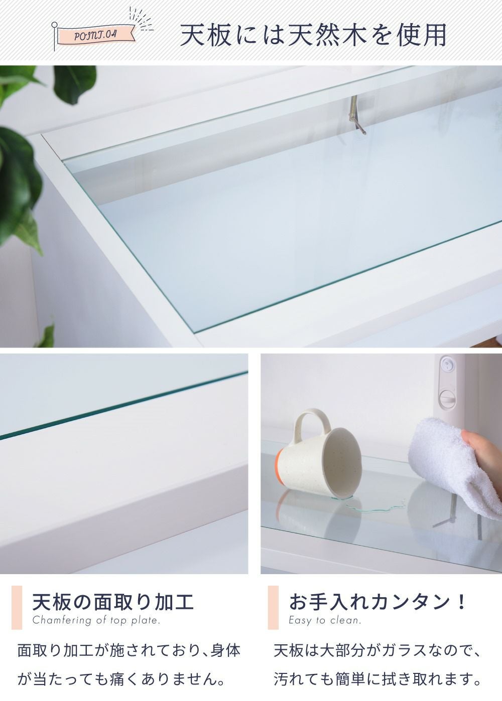 ネイルデスク 2口コンセント付き 机 ガラス サロン 作業台 新生活 ネイルデスク 2口コンセント付き 机 ガラス サロン 作業台 新生活