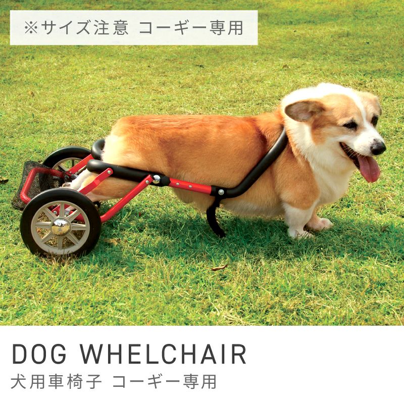コーギー用] 犬用 歩行器 歩行補助 車いす サポート 車椅子 ペット