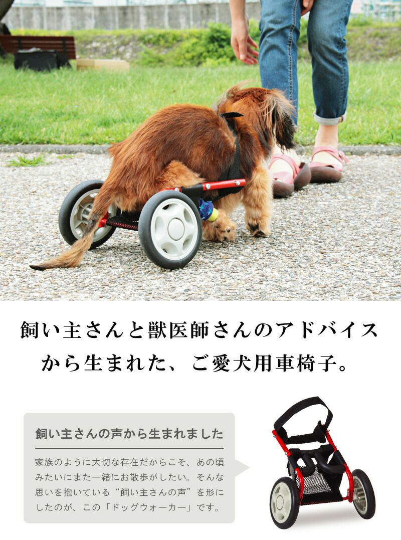 犬用車椅子 車いす ミニチュアダックスフンド専用 ペット 介護用品