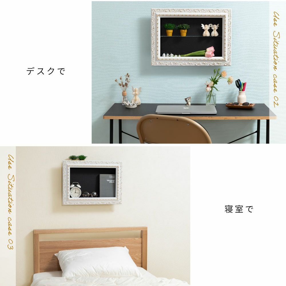 コレクションラック 額縁風 アクスタ ケース ガラス 推し活 棚 グッズ