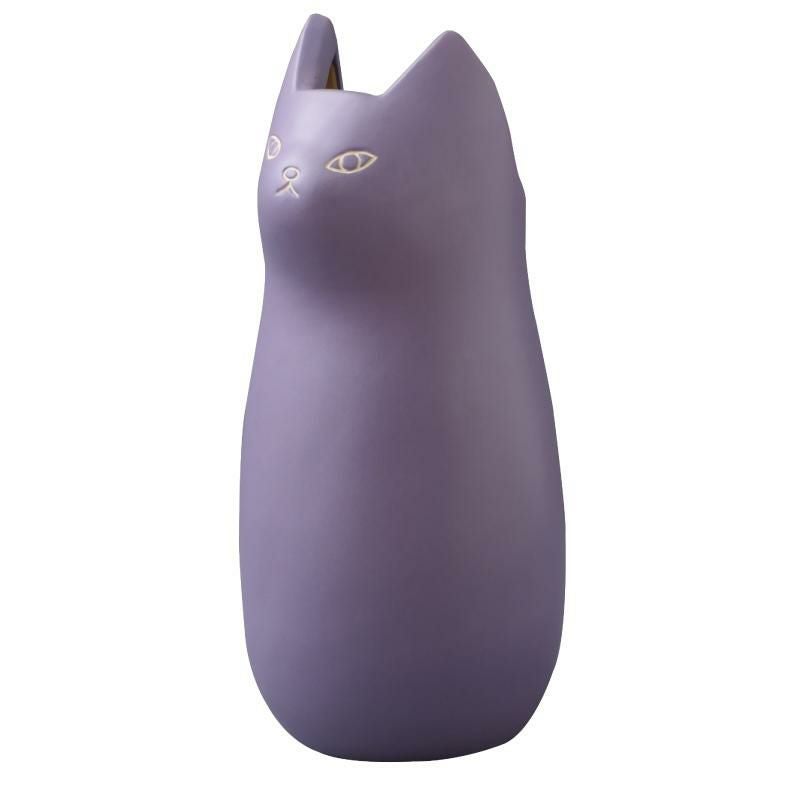 傘立て 猫 おしゃれ 陶器 北欧 スリム 傘たて ねこ ネコ 屋外 錆びない