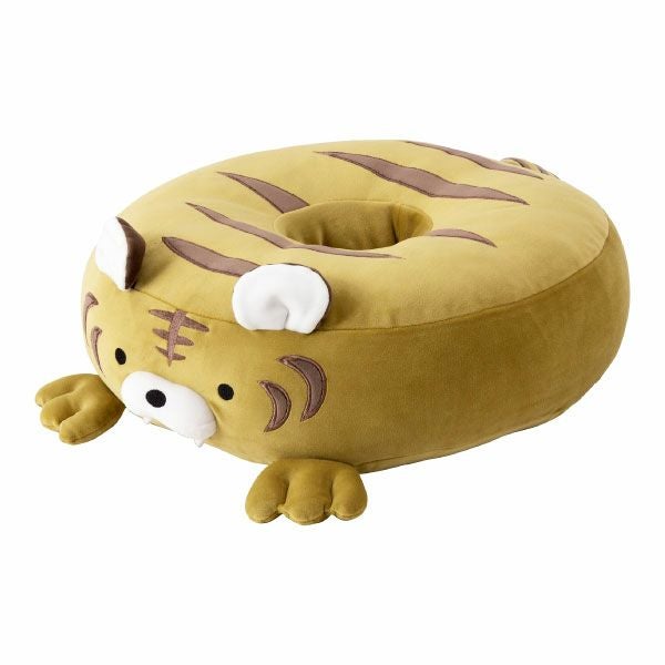 ドーナツクッション 円座クッション 癒し 動物 アニマル 高さ約10cm