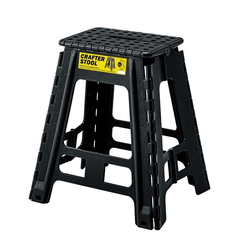 Assist Stool アシストスツール　折りたたみ 黒 ピアノ 幼児 踏み台 踏み台 1段 脚立 高さ45cm 折りたたみ スツール ステップ台 子供｜Noah