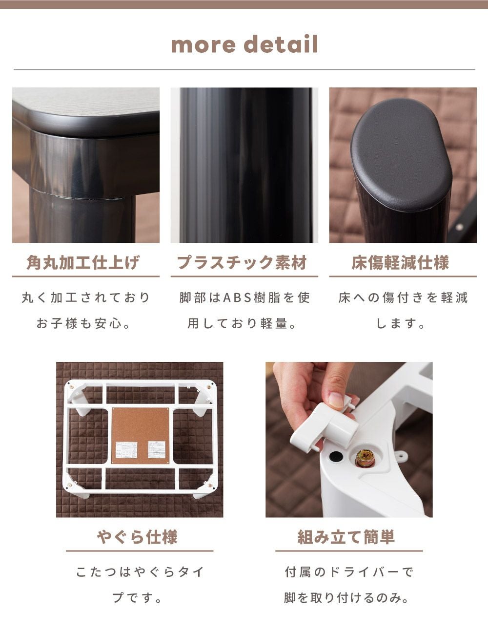 こたつ こたつテーブル 長方形 80×60 リバーシブル 天板 コタツ