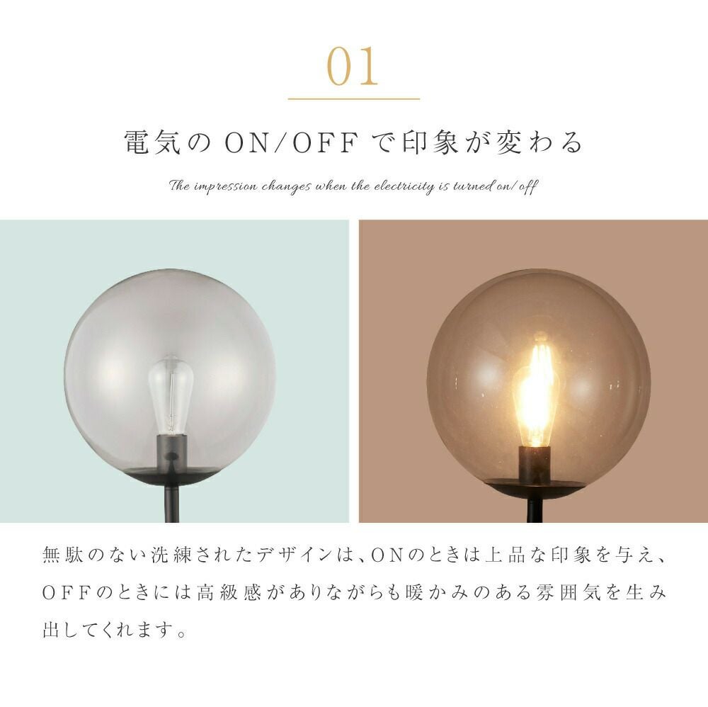 ライト スタンドライト 照明電球 エジソン球 ソケット ブラック