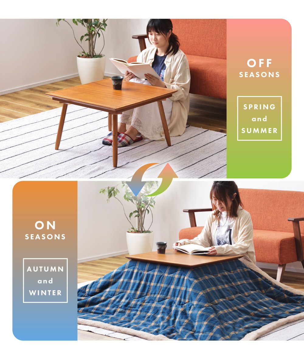ローテーブル こたつ こたつテーブル 正方形 60×60 コタツ 本体 小さめ