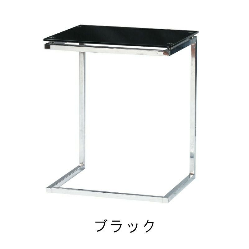 サイドテーブル テーブル ガラス 机 おしゃれ ガラス天板 クリア