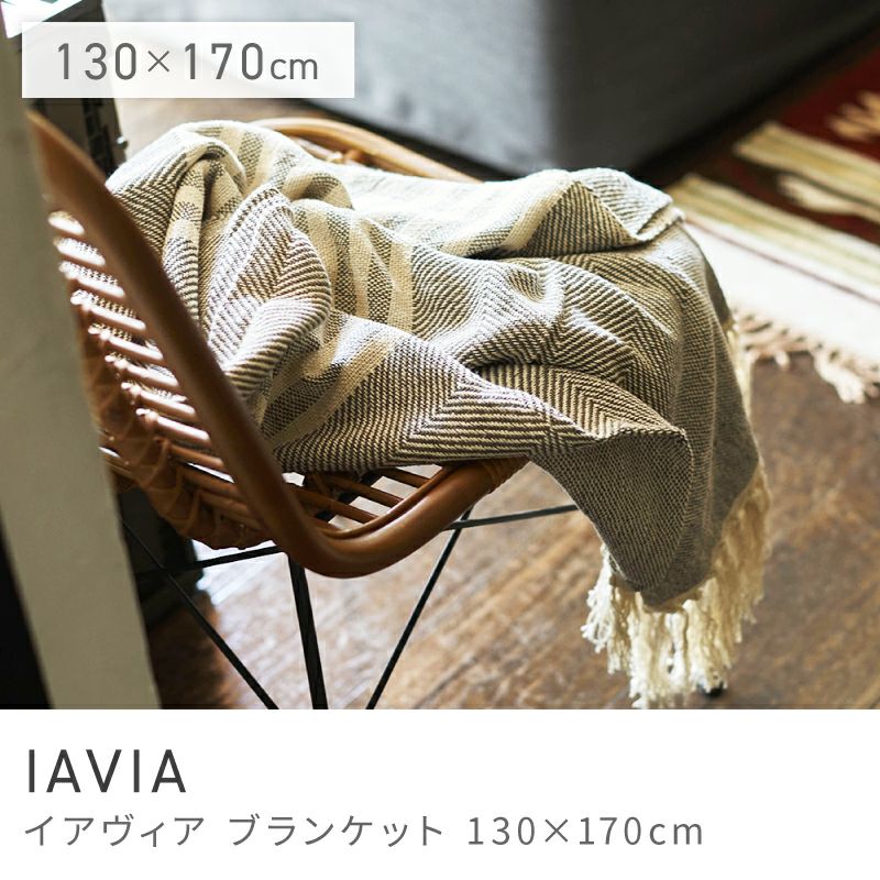 ブランケット 幅130cm ひざ掛け 防寒 冷房対策 大判 130×170 冬｜IAVIA