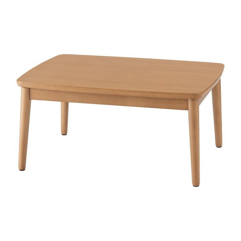 こたつ テーブル 幅80cm 80×60 長方形 木製 高さ38cm ナチュラル こたつ こたつテーブル 80×60 長方形 コタツ 一人用 天然木