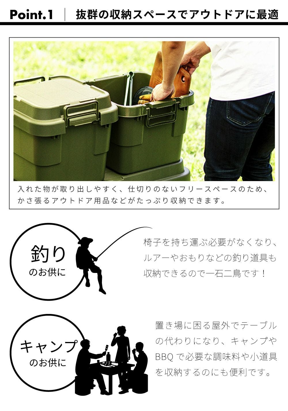 トランクカーゴ 30L 深型 スタッキング可｜TRUNK CARGO | AZUMAYA