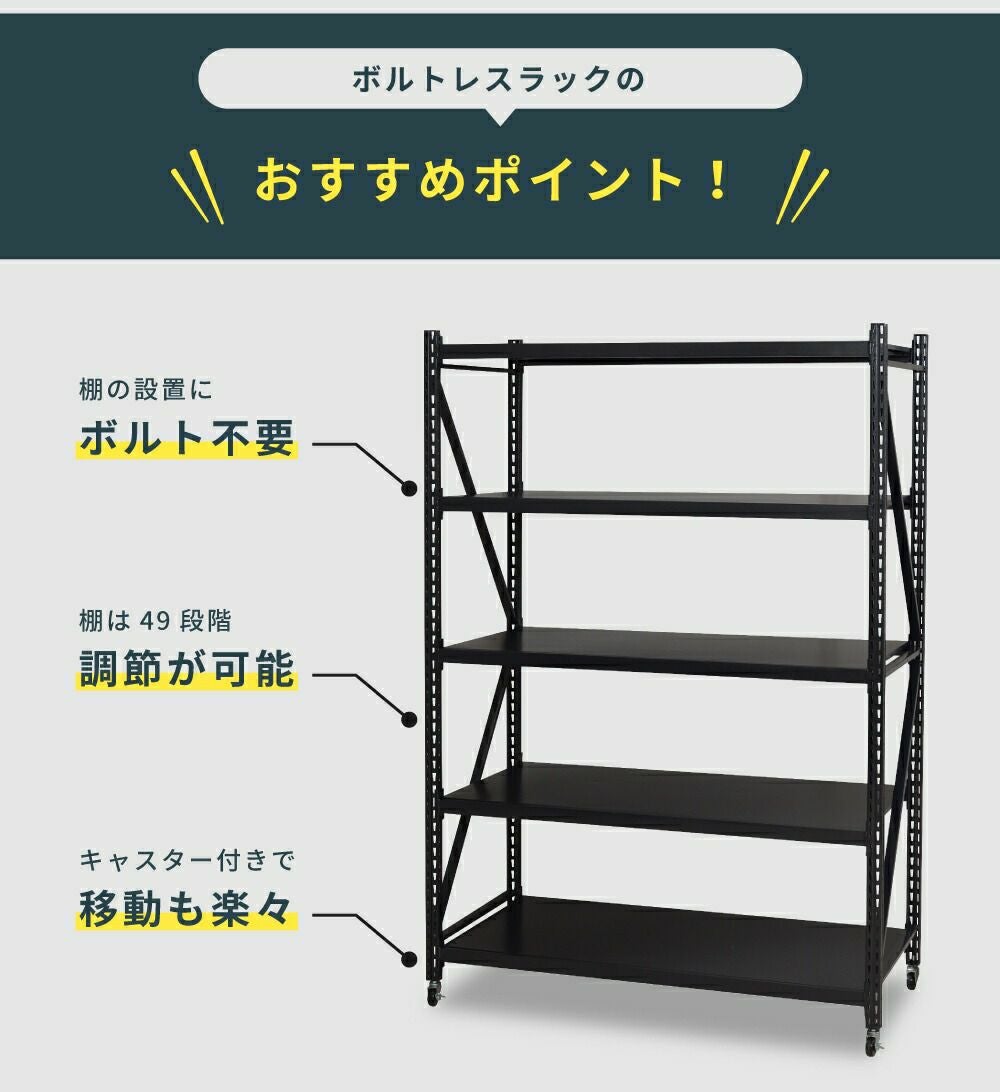 オープンラック 4段 高さ188.5cm シェルフ 棚 フィギュア スチール