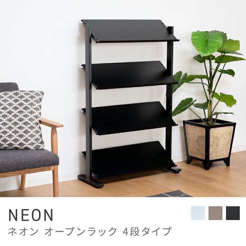 キャンプ 棚　東谷(Azumaya-kk) オープンシェルフ ブラック 高さ86cm 折りたたみシェルフ3段 SGS-44BK ラック 棚 東谷 折りたたみラック コンパクト スリム キャンプ アウトドア
