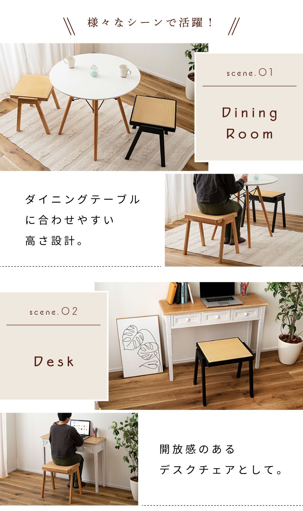 スツール ダイニングチェア おしゃれ 単品 椅子 完成品 天然木 ビーチ