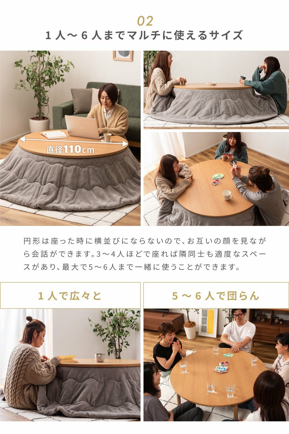こたつテーブル こたつ布団 2点セット カーボン フラットヒーター