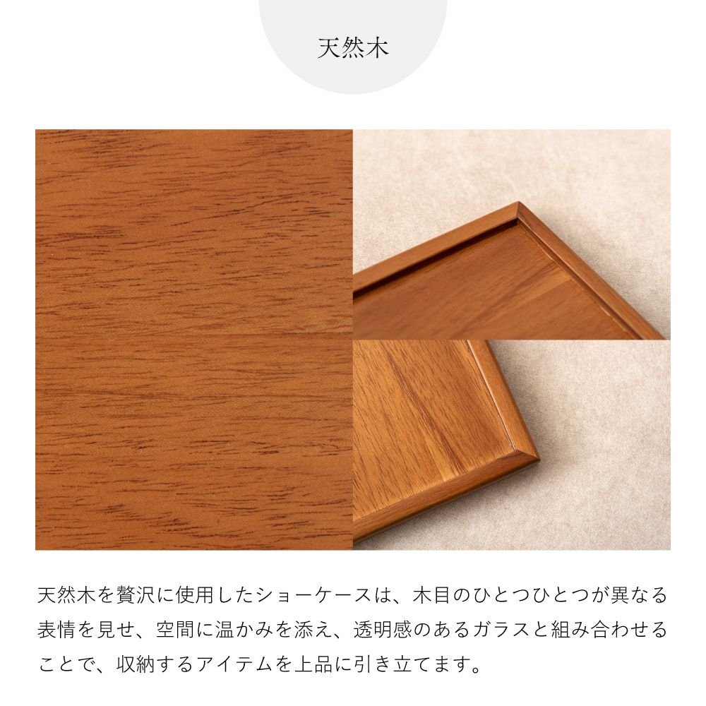 北海道 千歳市/恵庭市 近郊配送 みやざき木工 コレクションケース ショーケース 飾り棚 店頭でのお受渡し大歓迎 C/D:98880] ガラスコレクションケース（クリア）4段 TMG－G130