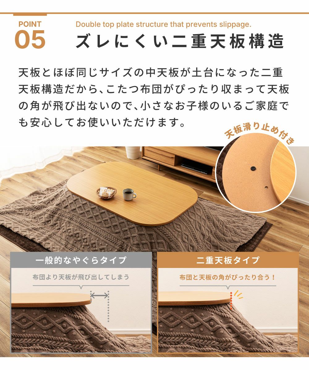 こたつ こたつテーブル 幅120cm 4人 コタツ ローテーブル リビング