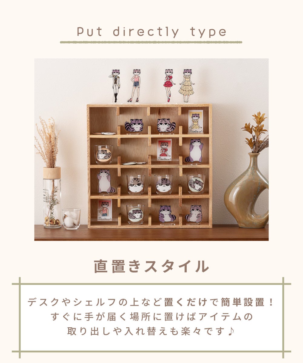 ウォールラック ケース コレクション収納 ウォールラック 棚