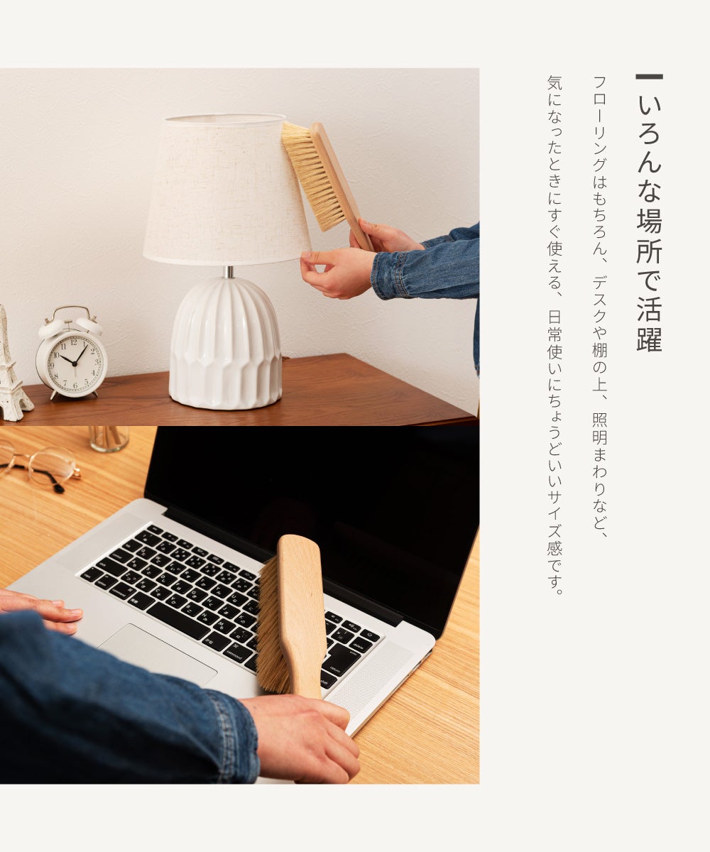 ダストパン 卓上 ブラシ ちりとり チリトリ ほうき 掃除 おしゃれ