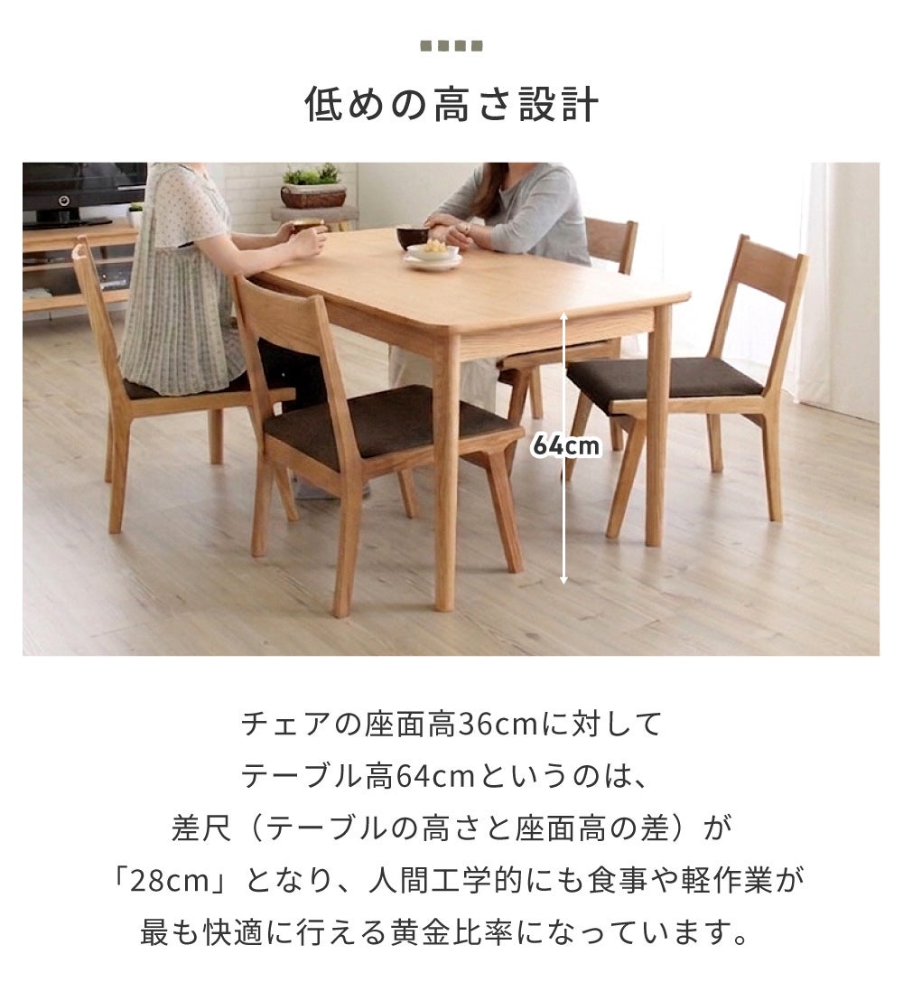 5点セット] ダイニングテーブルセット 4人 掛け 4人用 ダイニング