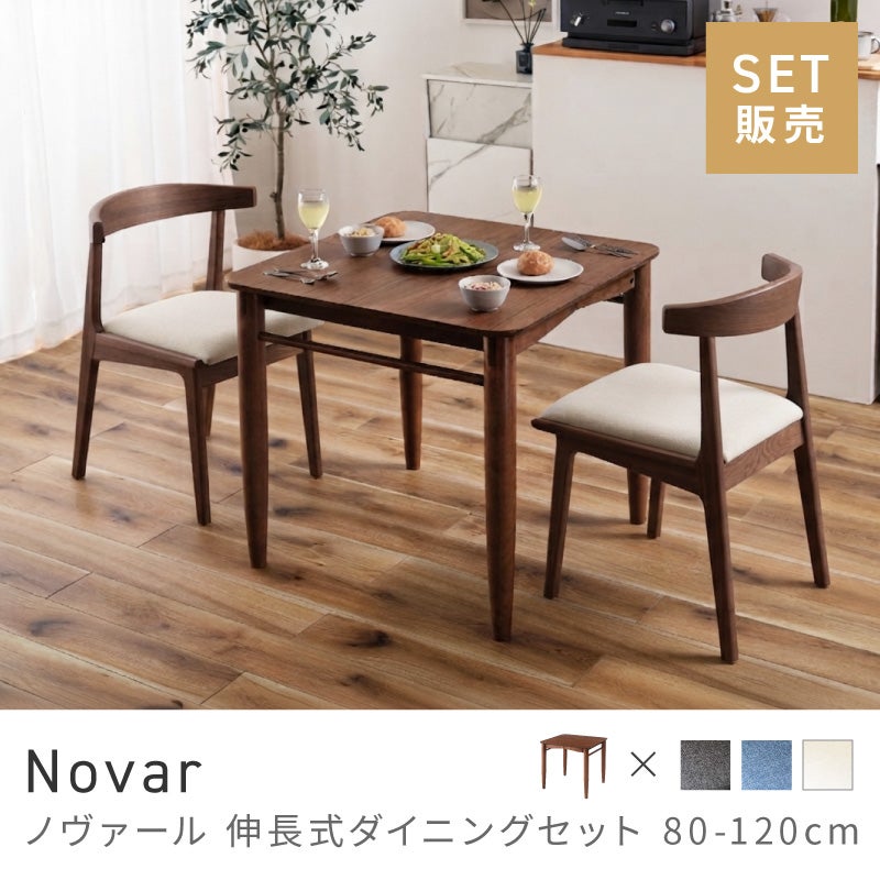 3点セット] ダイニングテーブルセット 2人 掛け 2人用 ダイニング