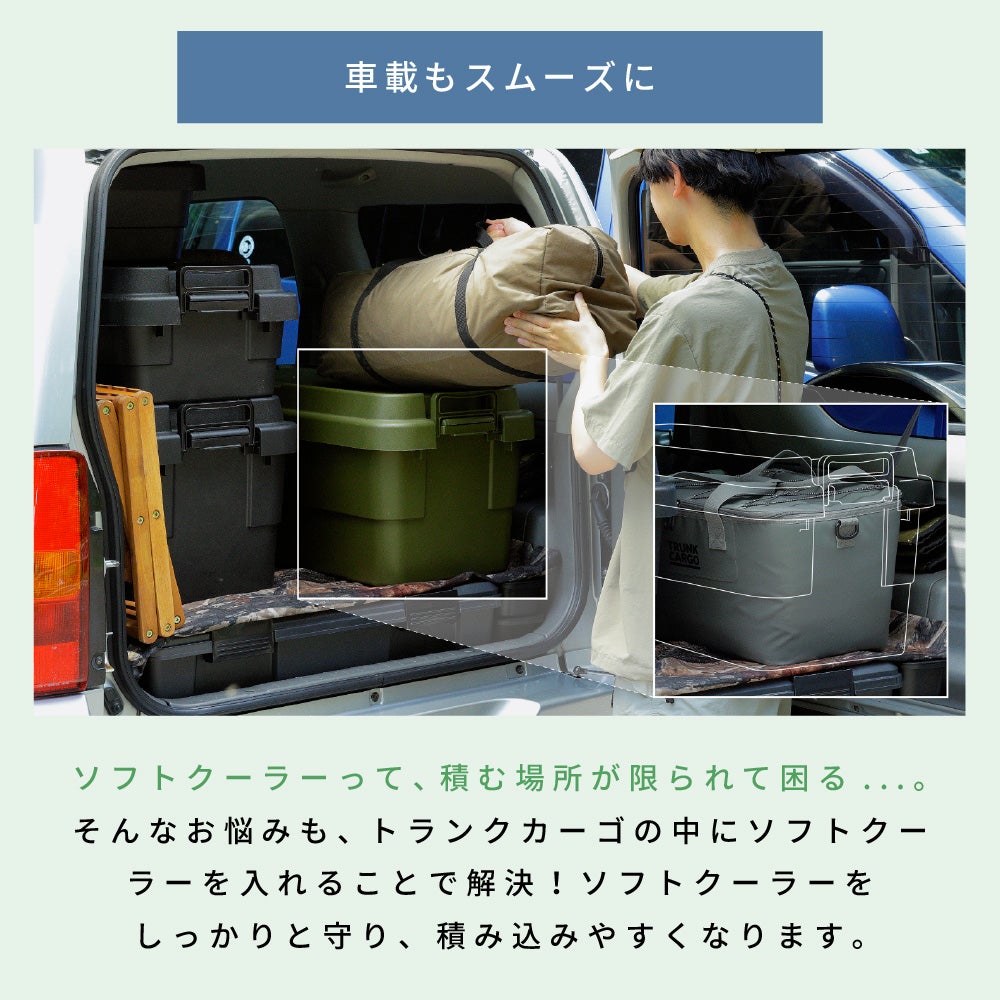 14L/26L】クーラーボックス ソフトクーラー 保冷剤ポケットトランク